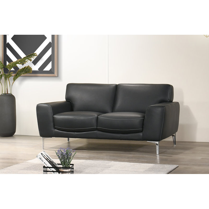 Argusta 62 Leather Loveseat